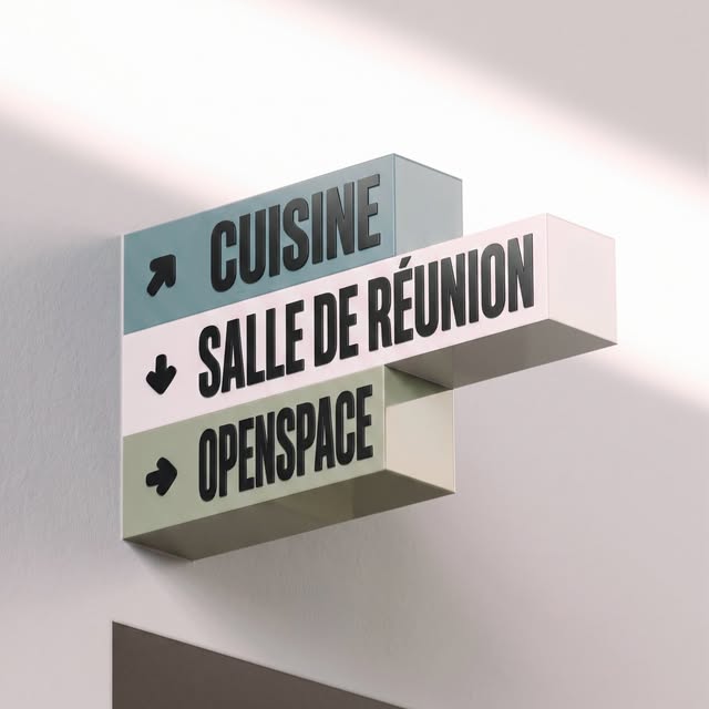 Signalétique épurée